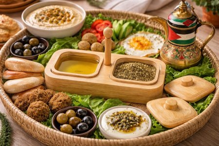 صحن زيت وزعتر R2